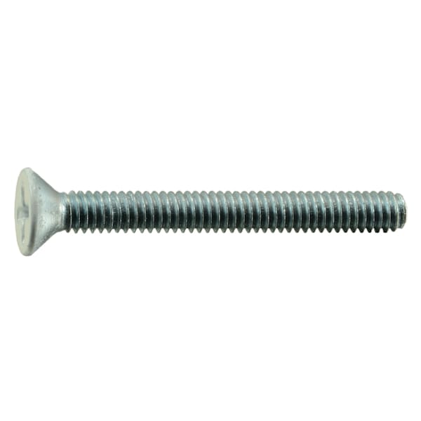 Midwest Fastener #8-32 x 1-1/2 in Phillips Flat Machine Screw, Zinc Plated Steel, 20 PK 37512 - main